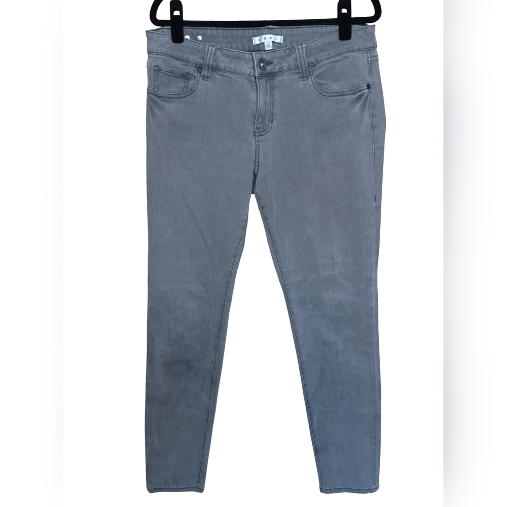 Cabi Skinny Jeans Style 921 Gray 10